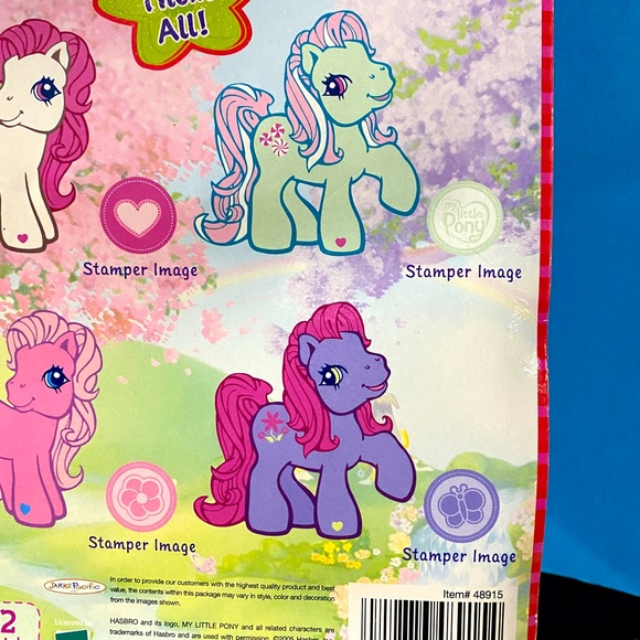 MY LITTLE PONY NWT VTG 2005 PONY FIGURE STAMPERS, STICKERS & NOTECARDS, INK - Picture 14 of 15